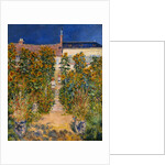 The Artist's Garden at Vetheuil by Claude Monet