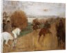 Cavaliers Sur Une Route by Edgar Degas
