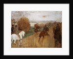 Cavaliers Sur Une Route by Edgar Degas