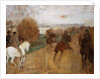 Cavaliers Sur Une Route by Edgar Degas