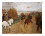 Cavaliers Sur Une Route by Edgar Degas