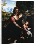 The Madonna and Child with Saint Anne by Francesco Melzi
