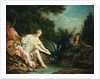 The Surprised Bather attributed to Jean-Baptiste Huet by Anonymous