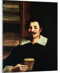 Portrait of a Lawyer in His Library from the School of Guercino by Anonymous