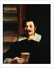 Portrait of a Lawyer in His Library from the School of Guercino by Anonymous