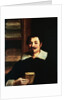 Portrait of a Lawyer in His Library from the School of Guercino by Anonymous