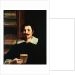 Portrait of a Lawyer in His Library from the School of Guercino by Anonymous