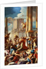 Robert of Anjou Constructing the Church of Santa Chiara, Naples by Francesco de Mura