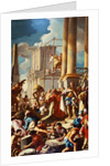 Robert of Anjou Constructing the Church of Santa Chiara, Naples by Francesco de Mura