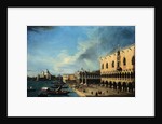 Venice, The Molo Looking West with The Doges' Palace by Canaletto