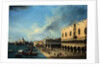 Venice, The Molo Looking West with The Doges' Palace by Canaletto