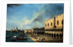 Venice, The Molo Looking West with The Doges' Palace by Canaletto