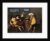 Gentlemen Smoking and Playing Backgammon in an Interior by Dirck Hals