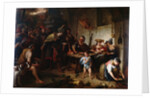 Manius Curius Dentatus and the Samnites by Jan Steen