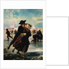 Lovers Skating by Adolf Alexander Dillens