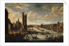 View of Paris from the Tip of the Ile de la Cite Looking Towards the Louvre and the Tour de Nesle by Peeter Bout