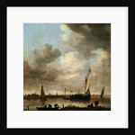 A River Estuary with Smalschips by Jon Josefsz. van Goyen