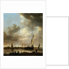 A River Estuary with Smalschips by Jon Josefsz. van Goyen