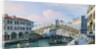 The Rialto Bridge on the Grand Canal, Venice, Looking South by Adolf Sukkert