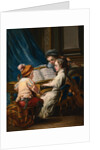 The Four Arts: 'Music' by Charles-Andre van Loo