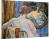 Woman at a Mirror by Theo van Rysselberghe