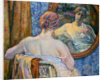 Woman at a Mirror by Theo van Rysselberghe