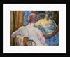 Woman at a Mirror by Theo van Rysselberghe