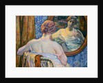 Woman at a Mirror by Theo van Rysselberghe