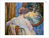 Woman at a Mirror by Theo van Rysselberghe
