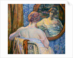 Woman at a Mirror by Theo van Rysselberghe