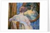 Woman at a Mirror by Theo van Rysselberghe