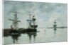 Port Scene by Eugene Boudin