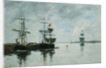 Port Scene by Eugene Boudin