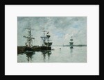 Port Scene by Eugene Boudin