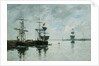 Port Scene by Eugene Boudin