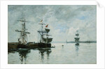 Port Scene by Eugene Boudin