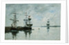 Port Scene by Eugene Boudin