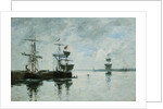 Port Scene by Eugene Boudin