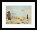 On the Pebbles (Honfleur) by Eva Gonzales