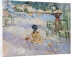 Beach in Nice by Berthe Morisot