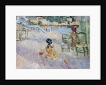 Beach in Nice by Berthe Morisot