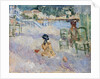Beach in Nice by Berthe Morisot