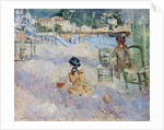 Beach in Nice by Berthe Morisot