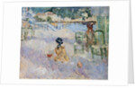 Beach in Nice by Berthe Morisot