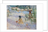 Beach in Nice by Berthe Morisot