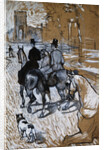 Riders Going to the Woods of Boulogne by Henri de Toulouse-Lautrec
