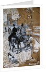 Riders Going to the Woods of Boulogne by Henri de Toulouse-Lautrec