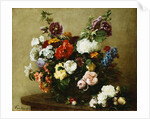 Bouquet of Various Flowers by Henri Fantin-Latour