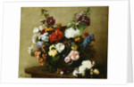 Bouquet of Various Flowers by Henri Fantin-Latour