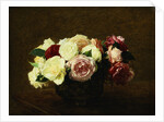 Roses by Henri Fantin-Latour